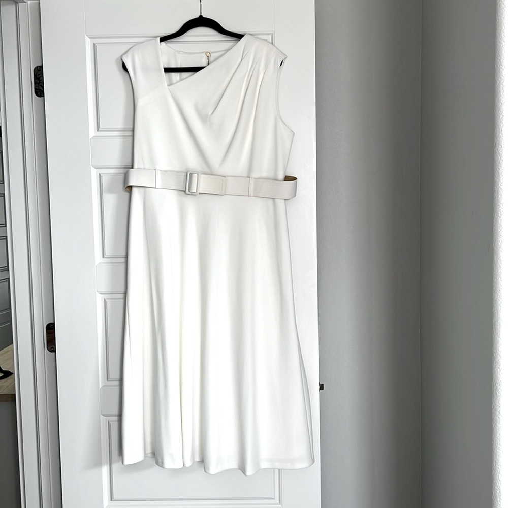 Ivory Calvin Klein dress